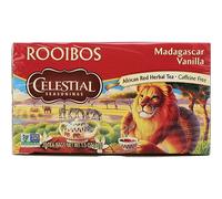 Celestial Seasonings Madagascar Vanilla Rooibos African Red Herbal Tea, 20 ct