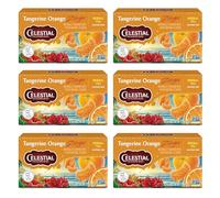 Celestial Seasonings Tangerine Orange Zinger Tea, 20 Count (Pack of 6)