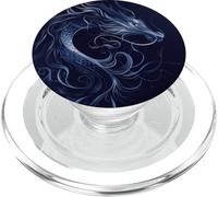 Celestial Serpent Celtic Medieval Dragon PopSockets PopGrip for MagSafe