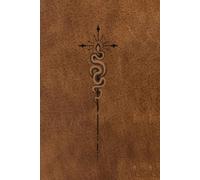 Celestial Snake Journal, with leather like texture graphic design cover, 6"*9" 120 lined pages, Matte Finish, Use for Writing, as a Diary, for Notes: ... gift idea, home, office, school supplies.