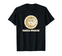 Celestial Soulmates Zodiac Sun Moon Vintage 1970s Tarot T-Shirt