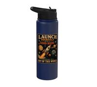 Celestial Space Reading Launch Yourself into a Good Book Stainless Steel Insulated Water Bottle