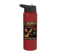 Celestial Space Reading Launch Yourself into a Good Book Stainless Steel Insulated Water Bottle