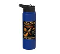 Celestial Space Reading Launch Yourself into a Good Book Stainless Steel Insulated Water Bottle