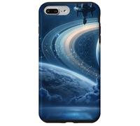 Celestial Space Station Zodiac Sci-Fi Saturn Case for iPhone 7 Plus/8 Plus