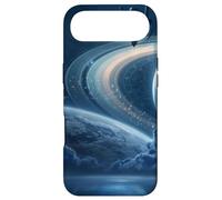 Celestial Space Station Zodiac Sci-Fi Saturn Case for iPhone Air