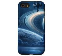 Celestial Space Station Zodiac Sci-Fi Saturn Case for iPhone SE (2020) / 7/8