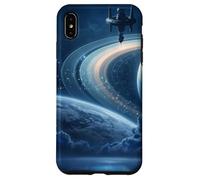 Celestial Space Station Zodiac Sci-Fi Saturn Case for iPhone XS Max
