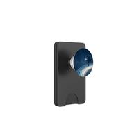 Celestial Space Station Zodiac Sci-Fi Saturn PopSockets PopWallet for MagSafe