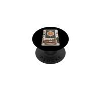 Celestial Sun Face Retro Artwork Meditation Space PopSockets Adhesive PopGrip