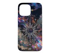 Celestial Sun Moon Galaxy Art Cosmic Nebula Dream Design Case for iPhone 13 Pro Max
