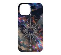 Celestial Sun Moon Galaxy Art Cosmic Nebula Dream Design Case for iPhone 14