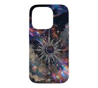 Celestial Sun Moon Galaxy Art Cosmic Nebula Dream Design Case for iPhone 14 Pro