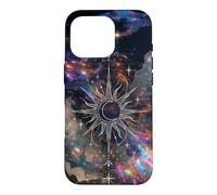 Celestial Sun Moon Galaxy Art Cosmic Nebula Dream Design Case for iPhone 16 Pro