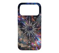 Celestial Sun Moon Galaxy Art Cosmic Nebula Dream Design Case for iPhone 17 Pro Max