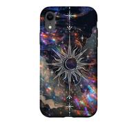 Celestial Sun Moon Galaxy Art Cosmic Nebula Dream Design Case for iPhone XR