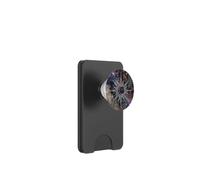 Celestial Sun Moon Galaxy Art Cosmic Nebula Dream Design PopSockets PopWallet for MagSafe