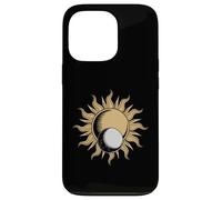 Celestial Sun Moon Minimalist Graphic Case for iPhone 13 Pro