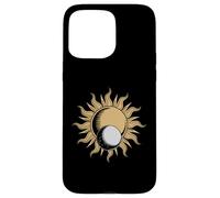 Celestial Sun Moon Minimalist Graphic Case for iPhone 15 Pro Max