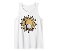 Celestial Sun Moon Minimalist Graphic Tank Top