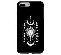 Celestial Sun Moon Phase, Boho Spiritual Cosmic Lunar Art Case for iPhone 7 Plus/8 Plus