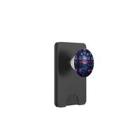 Celestial Sun Moon Stars Stained Art Effect Stain Art Lotus PopSockets PopWallet for MagSafe