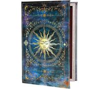 Celestial Sun Tarot Book Box, Vintage Book-Style with Magnetic Closure