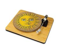 Celestial Sun Vinyl Slip Mat Cosmic Solar Turntable Mat 12" 7" DJ Slipmat Record Player Mat Space Aesthetic Music Gift (12")