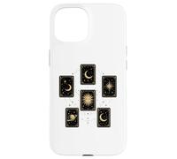 Celestial Tarot Cards Sun Moon Stars Mystical Case for iPhone 15