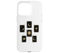 Celestial Tarot Cards Sun Moon Stars Mystical Case for iPhone 15 Pro Max