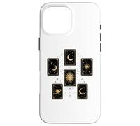 Celestial Tarot Cards Sun Moon Stars Mystical Case for iPhone 16 Pro Max