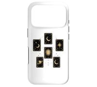 Celestial Tarot Cards Sun Moon Stars Mystical Case for iPhone 17 Pro