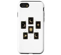 Celestial Tarot Cards Sun Moon Stars Mystical Case for iPhone SE (2020) / 7/8