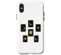 Celestial Tarot Cards Sun Moon Stars Mystical Case for iPhone X/XS
