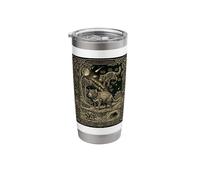 Celestial Tasmanian Devil Tarot Card Astronomy Stainless Steel Insulated Tumbler