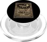 Celestial Thorny Devil Tarot Card Australian Lizard PopSockets PopGrip for MagSafe