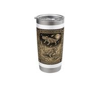 Celestial Thorny Devil Tarot Card Australian Lizard Stainless Steel Insulated Tumbler