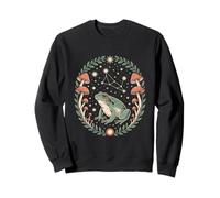 Celestial Toad Under Stars With Forest Mushrooms Sweatshirt