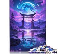 Celestial Torri Portal Puzzles 500 Pieces for Teenagers Gifts Wooden Puzzle for Adults And Teenager Home Decoration Puzzle Toys 500pcs (52x38cm)