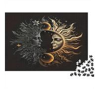 Celestial Twins Jigsaw Puzzles Cosmic Harmony 1000Pc Recycled Paper for Adults Puzzle Fun Challenging Game Family Educational Gift Age 12 Years Up 52x38cm/1000pcs