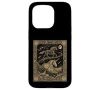 Celestial Unicorn Constellation Tarot Card Case for iPhone 15 Pro