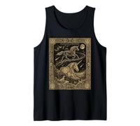 Celestial Unicorn Constellation Tarot Card Tank Top
