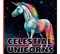 Celestial Unicorns: An Adult and Older Teens Coloring Book Featuring Mystical Creatures of the Cosmos | Black Line, Grayscale and Black Background Styles for Added Variety
