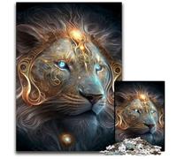 Celestial Visions Lion 1000 Pieces Puzzles for Adults Impossible Jigsaw Puzzles for Adults for Holidays, Birthdays, And Family Game Nights 50x75CM/19.68x29.52inch