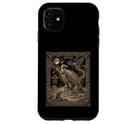 Celestial Vulture Tarot Card Constellation Desert Moon Desig Case for iPhone 11