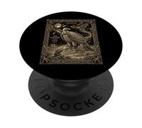 Celestial Vulture Tarot Card Constellation Desert Moon Desig PopSockets Adhesive PopGrip