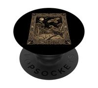 Celestial Wedge Tailed Eagle Tarot Card PopSockets Adhesive PopGrip