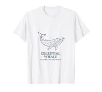 Celestial Whale Geometry Artwork T-Shirt
