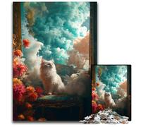 Celestial Whiskers Puzzles for 1000 Piece Jigsaw Puzzles for Adults Colorful Home DecorInteractive Family Game 1000 PCS(75x50cm)