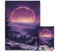 Celestial WildernessJigsaw Puzzles 1000 Pieces for Adults Wooden Jigsaw Puzzles for Adults Challenging Brain Teaser for Teenagers Family Game Night Fun 1000 PCS(75x50cm)